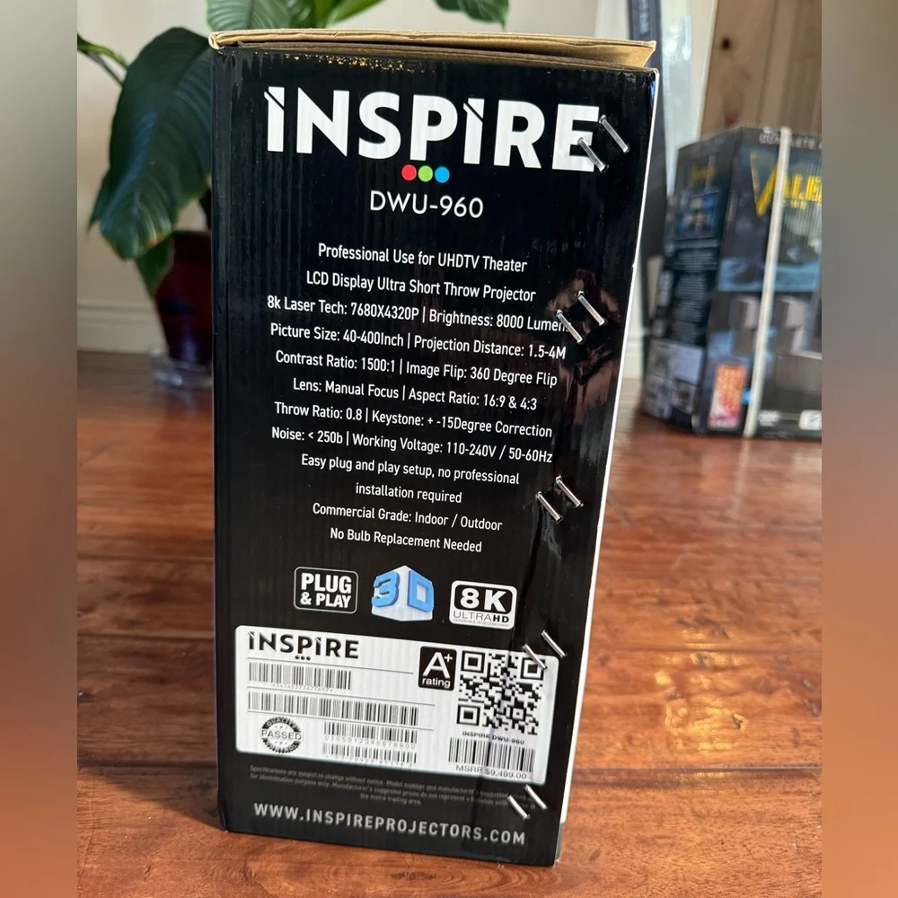Inspire HDTV Theater Commercial Grade Indoor/Outdoor Use